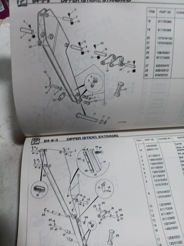 Retroescavadeira JCB 217S Series 2 catálogo de peças de fábrica manual S# M430001 UP - Imagem 3 de 4