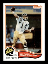 1982 Topps #2 Dan Fouts RB NM X2353911