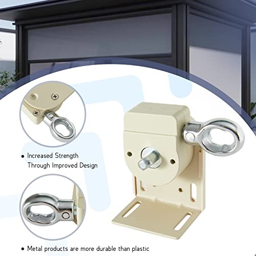Bungee kit + Cordless Bracket, Universal Replacement 1"W x 1"H Beige - Picture 7 of 8