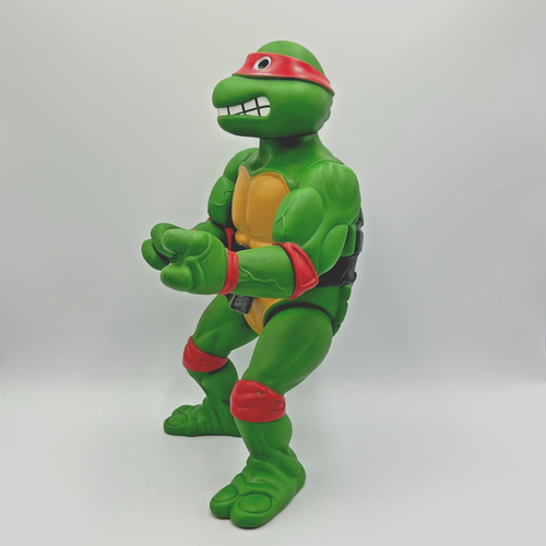 VTG 1989 TMNT 13" JUMBO Teenage Mutant Ninja Turtles Raphael Large ACTION FIGURE - Picture 6 of 16