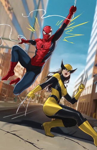 AMAZING SPIDER-MAN #62 Virgin Exclusive Leirix Li X-23 Wolverine Spiderman 1