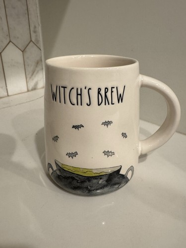 4 Rae Dunn HALLOWEEN Mugs Tapered Artisan Magenta HTF - Picture 4 of 9