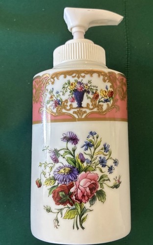 Andrea by Sadek Porcelain Sevres Bathroom Liquid Soap Dispenser Bottom Only