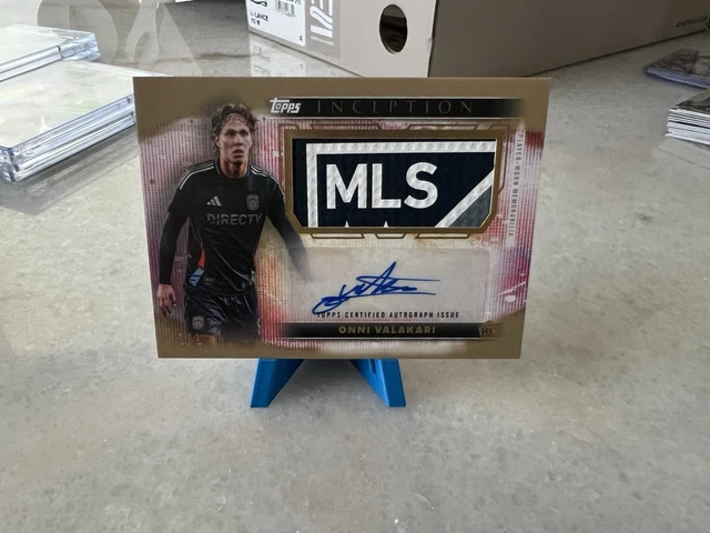 Onni Valakari 1/1 Topps MLS Inception JumboRelic with Jersey Patch & Auto
