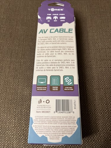 Tomee AV Cable (GameCube/N64/SNES) - Picture 2 of 3