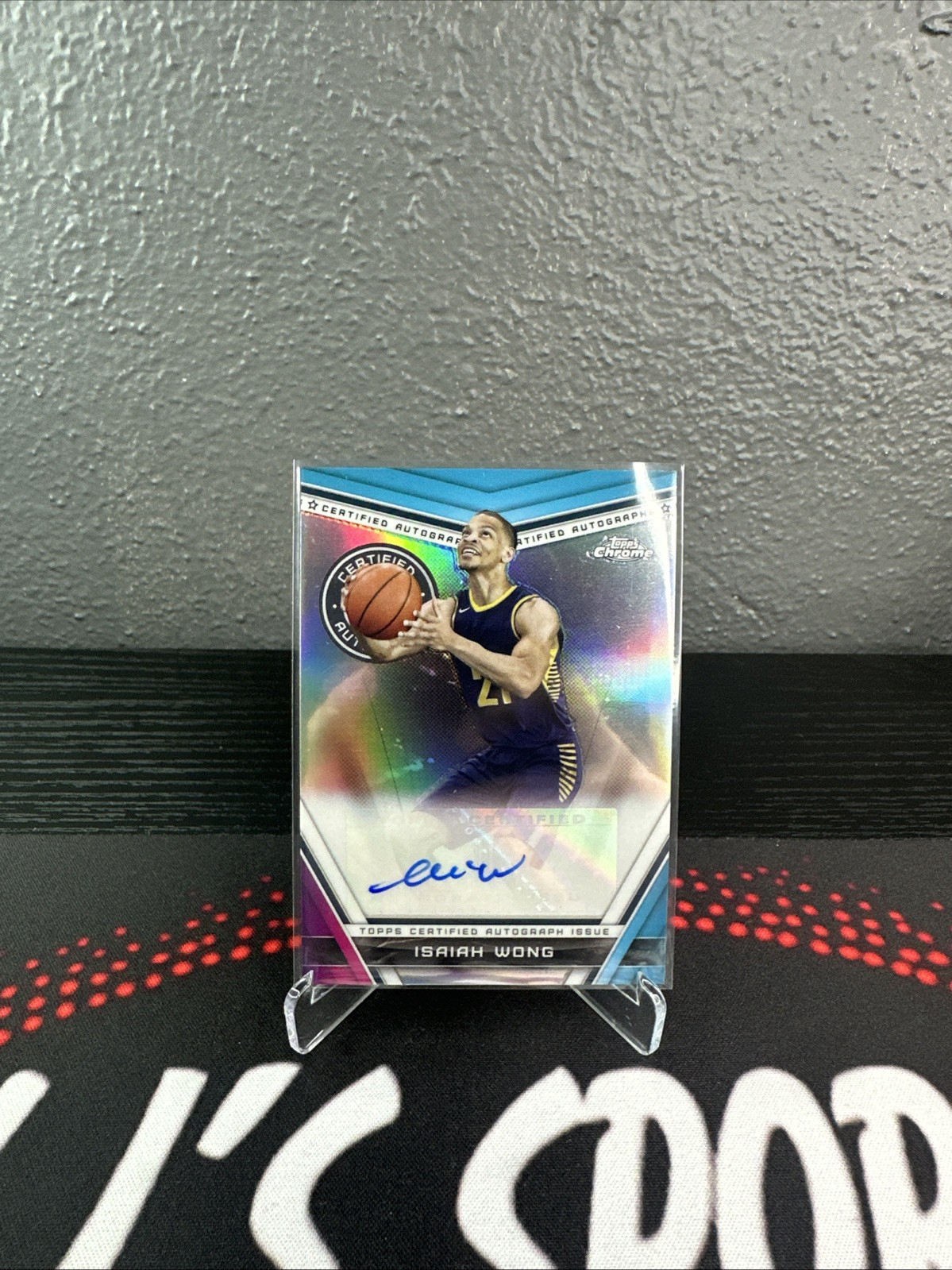 2024 Topps Chrome Basketball Isaiah Wong Mirror Silver Auto #CA-IW- Mint 🔥🔥