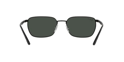Ray-Ban RB3684CH Chromance Rectangular Sunglasses Black/Polarized Dark Grey 58 - Picture 4 of 4