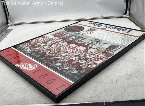 1991/92 Labatt Blue Detroit Red Wings Team Steve Yzerman Hockey-NHL Poster - Picture 5 of 6