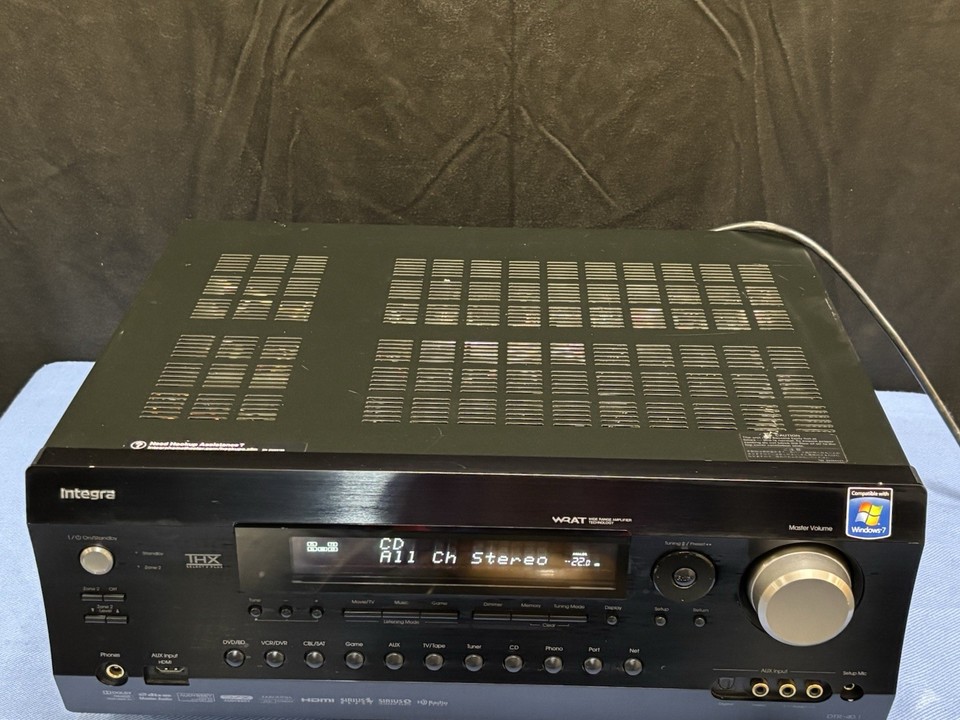 Dtr40 Integra DTR40.1 Surround Sound THX Receiver Amplifier HDMI 100 watts 7. ...