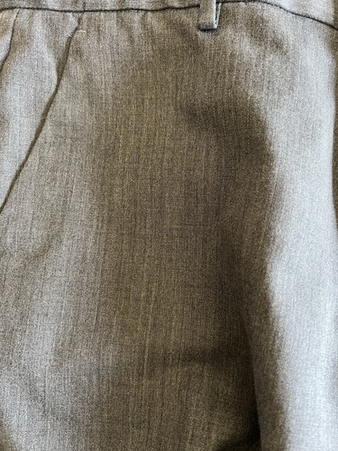 Pantaloni donna Calvin Klein vestibilità moderna grigio scuro taglia 34X28,5 misto lana - Foto 9 di 11