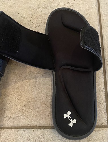 Sandali Under Armour UA Ignite VI Slides Foam neri uomo 7 comodi leggermente usati - Foto 6 di 7