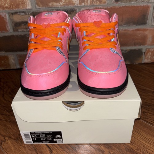 Nike The Powerpuff Girls x Dunk Pro SB QS Low Blossom FD2631 600 Hombres EE. UU. 9,5 - Imagen 6 de 24