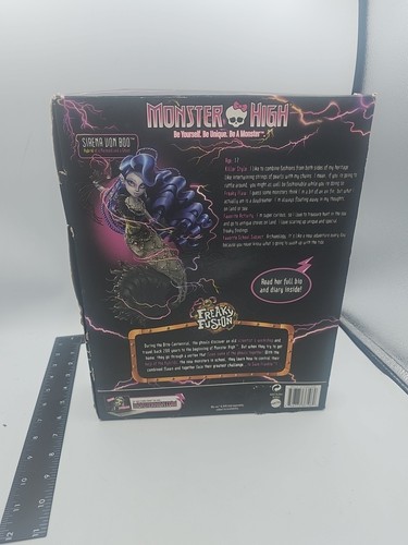 MONSTER HIGH FREAKY FUSION HYBRIDEN SIRENA VON BOO PUPPE 2014 SELTEN SCHWER ZU FINDEN - Bild 10 von 14