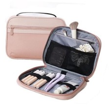 Travel Cord Organizer Case for Women,Electronic Organizer Cable Organizer Pink