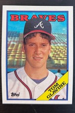 1988 Topps Tom Glavine Braves Pitcher #779 Baseball Card