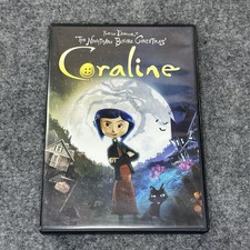 Coraline (DVD, 2010)  Dakota Fanning, Ian McShane, Teri Hatcher ~ Free Shipping