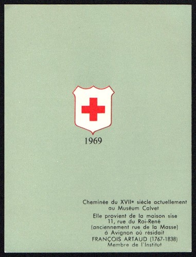 B04 FRANCE 1969 Red cross booklet with content MNH - Picture 2 of 2