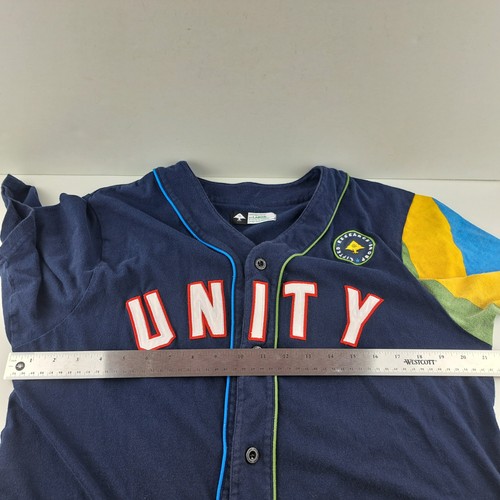 LRG Lifted Research Group Shirt Mens Large Baseball Button Up S/S "UNITY" "47" - Picture 12 of 17