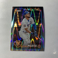 2024 Topps Chrome - Starling Marte #257 RayWave Refractor