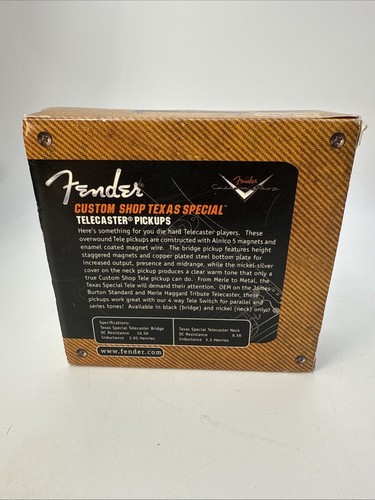Fender Pickup Telecaster Originali 099-2121-000 Custom Shop Texas Special - Foto 3 di 12