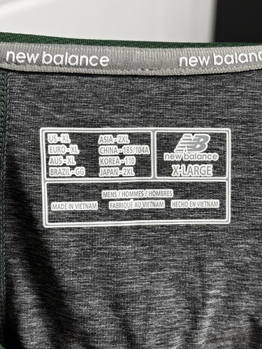 New Balance Baseball Asymmetric Right 3/4 Sleeve Athletic Gym Shirt- Men's XL - Picture 4 of 4
