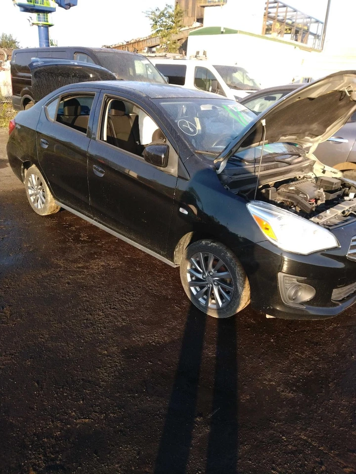 2019 Mitsubishi Mirage Left Door Glass Black OEM Used 7672303 4DR Foto 4 de 4