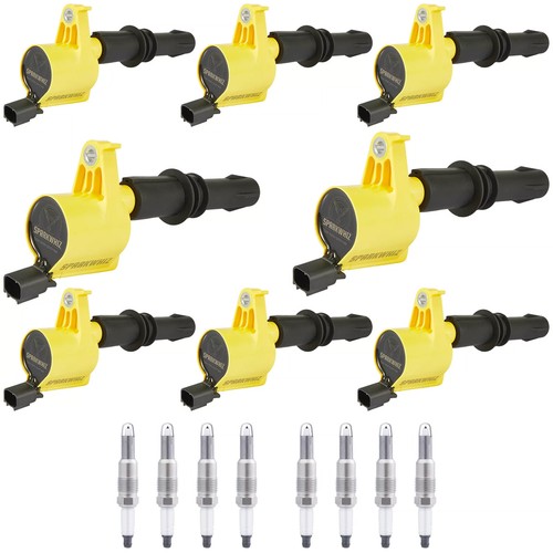 8 Ignition Coils DG511 + Spark Plug For 2005-2008 Ford F-150 Expedition 5.4L V8 - Picture 9 of 16