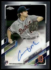 2021 Topps Chrome Rookie Autographs RC #RA-CM Casey Mize