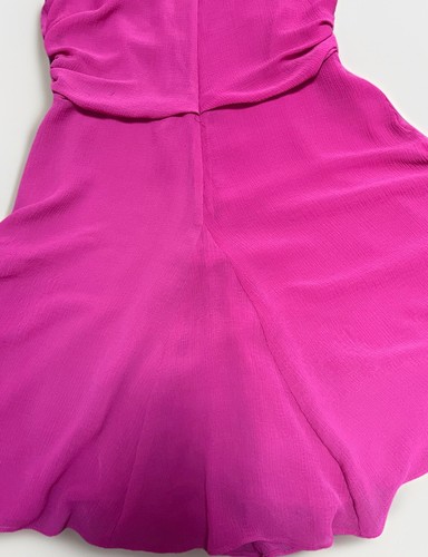 Karl Lagerfeld For Impulse Damen rosa Kleid Größe 8 Puffärmel - Bild 6 von 10