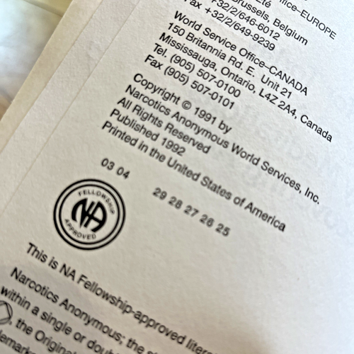 Narcotics Anonymous 3rd?? Edition Just for Today - Picture 8 of 9