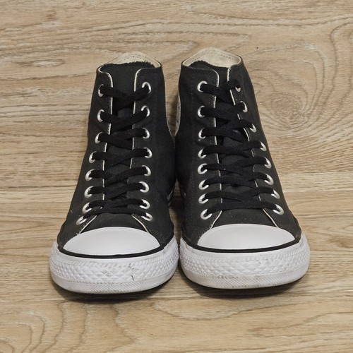 Converse All-Star Chuck Taylor Black High-top Sneakers Size Mens 8.5 Womens 11 5 - Picture 2 of 8
