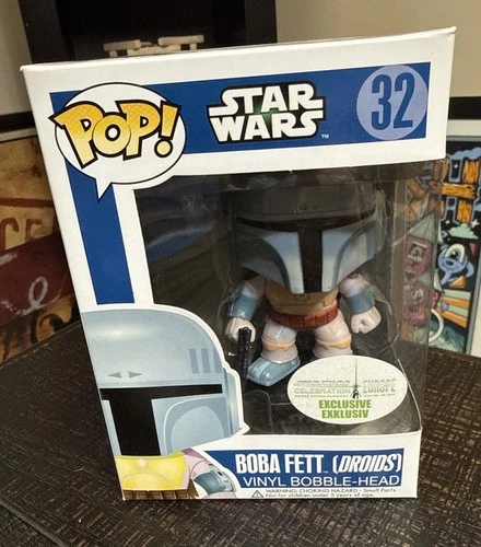 Funko Pop! Star Wars Boba Fett [Droids] 2013 Europe Celebration - SDCC - Rare