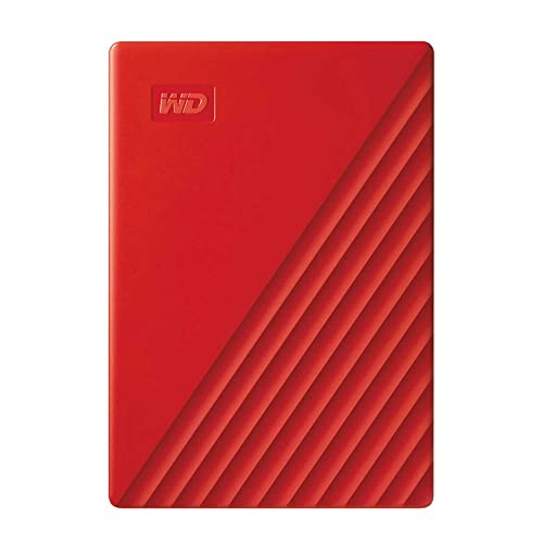 WD Portatile HDD 5TB USB3.0 Rosso My Passport Crittografia Protezione Password E 345 - Foto 1 di 8