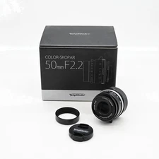 Voigtlander 50mm f2.2 Color Skopar VM Lens Leica M #948