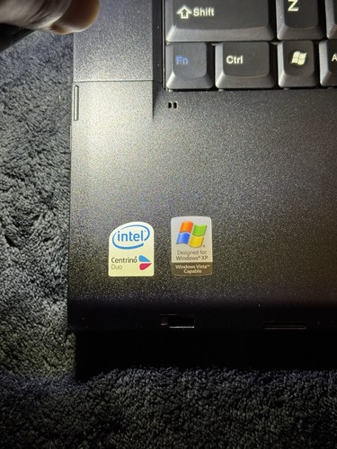 IBM Lenovo ThinkPad T60 15.4” FlexView Intel T2300 1GB RAM 80GB HDD Win7 Pro - Picture 9 of 13