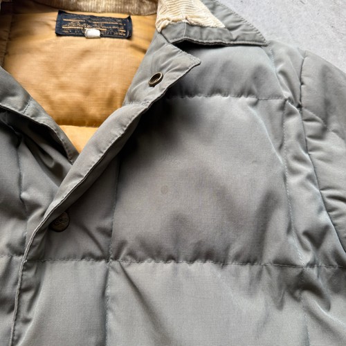 Chaqueta de campo acolchada acolchada de plumón de ganso Eddie Bauer vintage de los 80 para hombre talla mediana de colección - Imagen 6 de 10