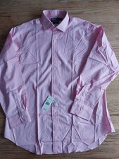 NWT Polo Ralph Lauren Pink Classic Regent Fit Dress Shirtmens Sz XXL 17-34/35