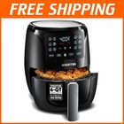 Health-Conscious 6 QT Air Fryer with 12 Presets & Dishwasher-Safe Accessories