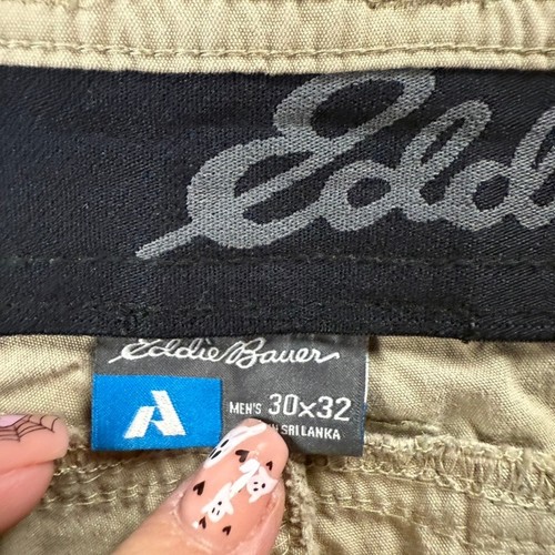Eddie Bauer First Ascent Herren Hose 30x32 hellbraun Canvas Outdoor Freizeit Arbeitskleidung - Bild 2 von 8