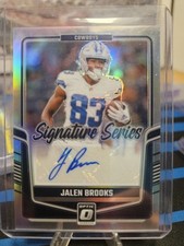 2024 Donruss Optic Jalen Brooks Auto Signature Series Holo Prizm SSH-JBS Cowboys