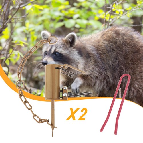 2Pcs Dog Proofs with A Strong Coil Spring Portable for Outdoor Farm Backyard - Picture 3 of 7