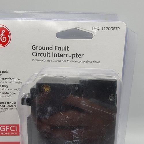 GE 20A Ground Fault Circuit Breaker THQL1120GFTP Single Pole GFCI with Self Test - Picture 3 of 6