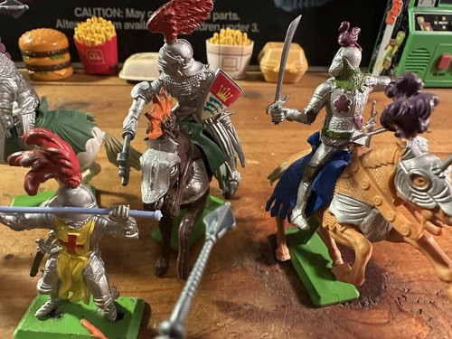 Vintage Deetail Britains Ltd Knights Figures Lot Of 11 From England 3 Knights - Bild 4 von 11