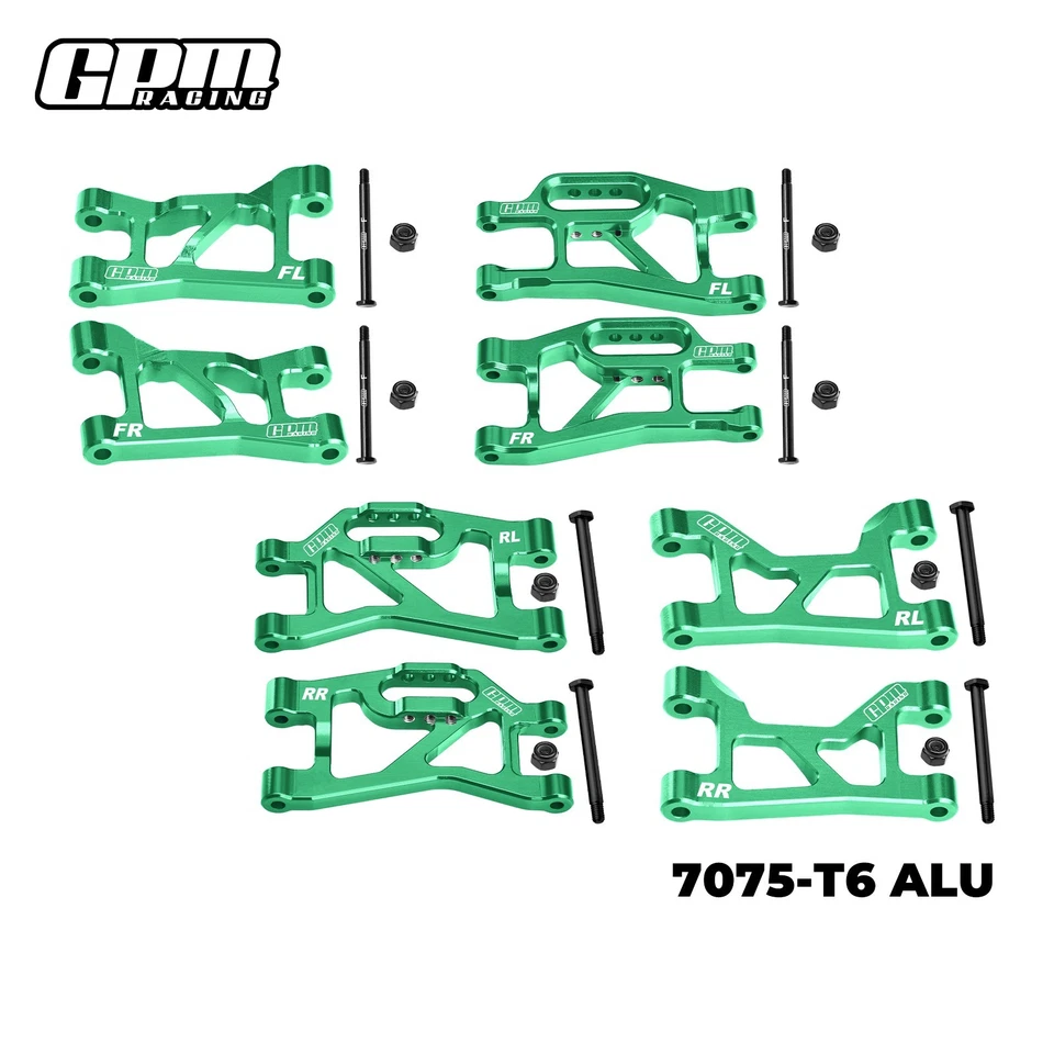 GPM 7075 Alloy F&R (Up&Low) Suspension Arms TRAXXAS Mini Slash Mini Rally 10830 - Image 3 of 4
