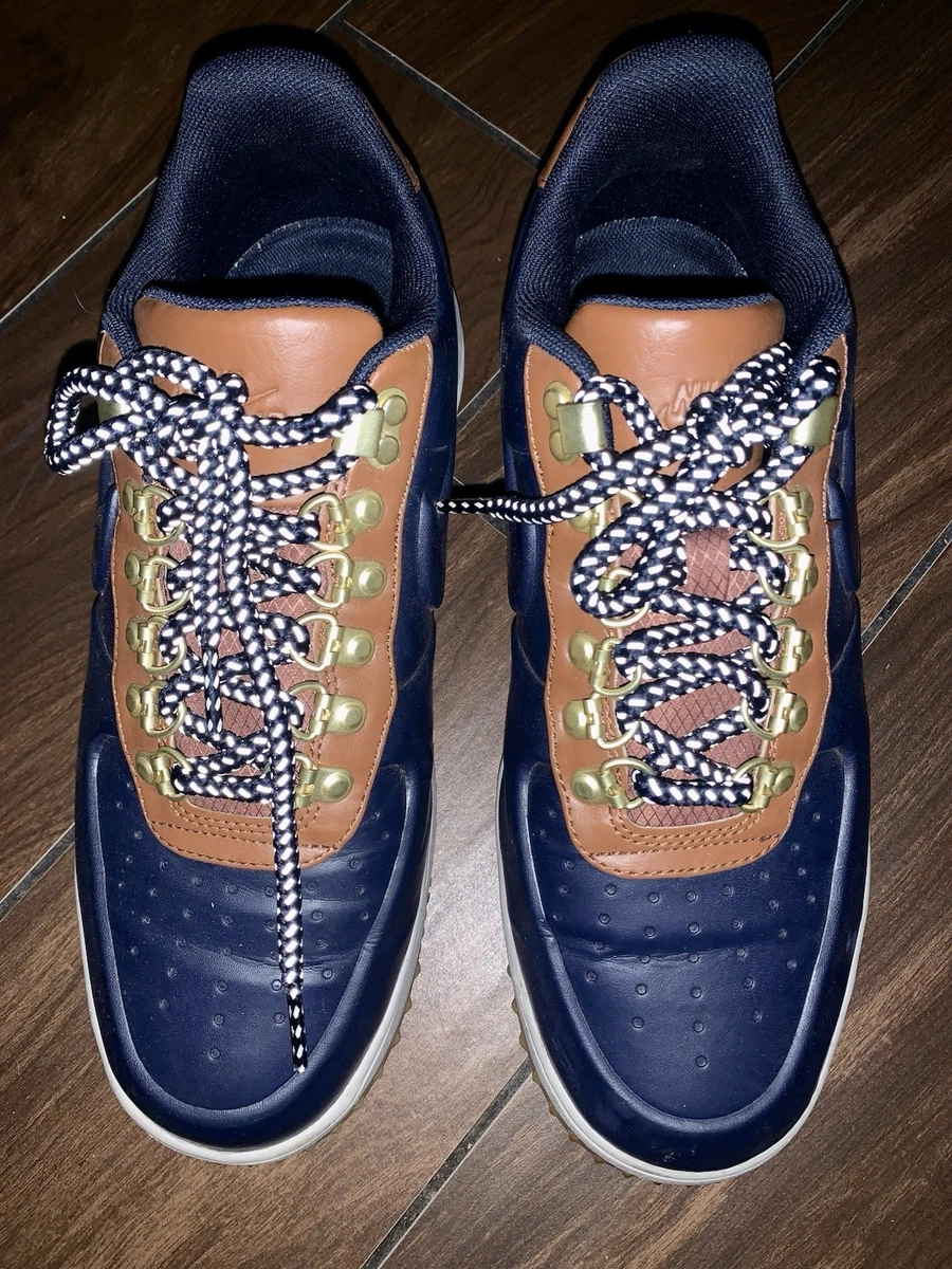 Nike Lunar Force 1 Duckboot Low Obsidian Saddle Brown for Sale