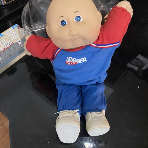 Vintage Patch Kids by Xavier Roberts Bald Boy Blue Eyes - Picture 2 of 10