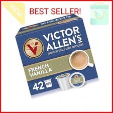 Victor Allen's Coffee French Vanilla Flavored Cappuccino Mix, 42 Count, Single S