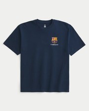 barcilona fc shirt home of the blaugrana shirt XL