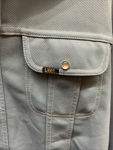 Vintage Lee Leisure Suit Mens Large Pants Pearl Snap Bell Bottom '70s USA RARE! - 第 8/17 張圖片