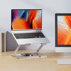 Double Shaft Foldable Tablets Stand Carbon Steel Cooling Laptops Risers